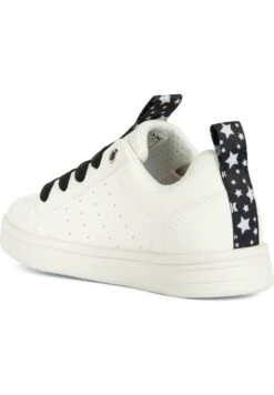 Geox J Djrock - Baskets Basses - White Black -Geox af1aad8d83bb4e5d8d71dc6e0b070095