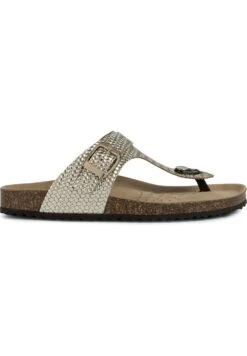 Geox D Brionia - Tongs - Light Gold