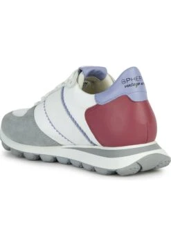 Geox D Spherica Vseries - Baskets Basses - White Cyclamen -Geox b1428723c4ae404e9f1221f0bfdea553