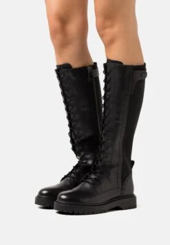 Geox Bleyze - Bottes À Lacets - Black