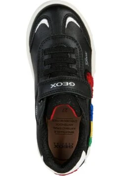 Geox J Skylin - Baskets Basses - Black Red -Geox b5045c02ce924b668b2c044e7fa89845