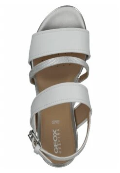 Geox Sandales Compensées - White Silver -Geox b667fd4367ab432ba5c97cb35c91ff30
