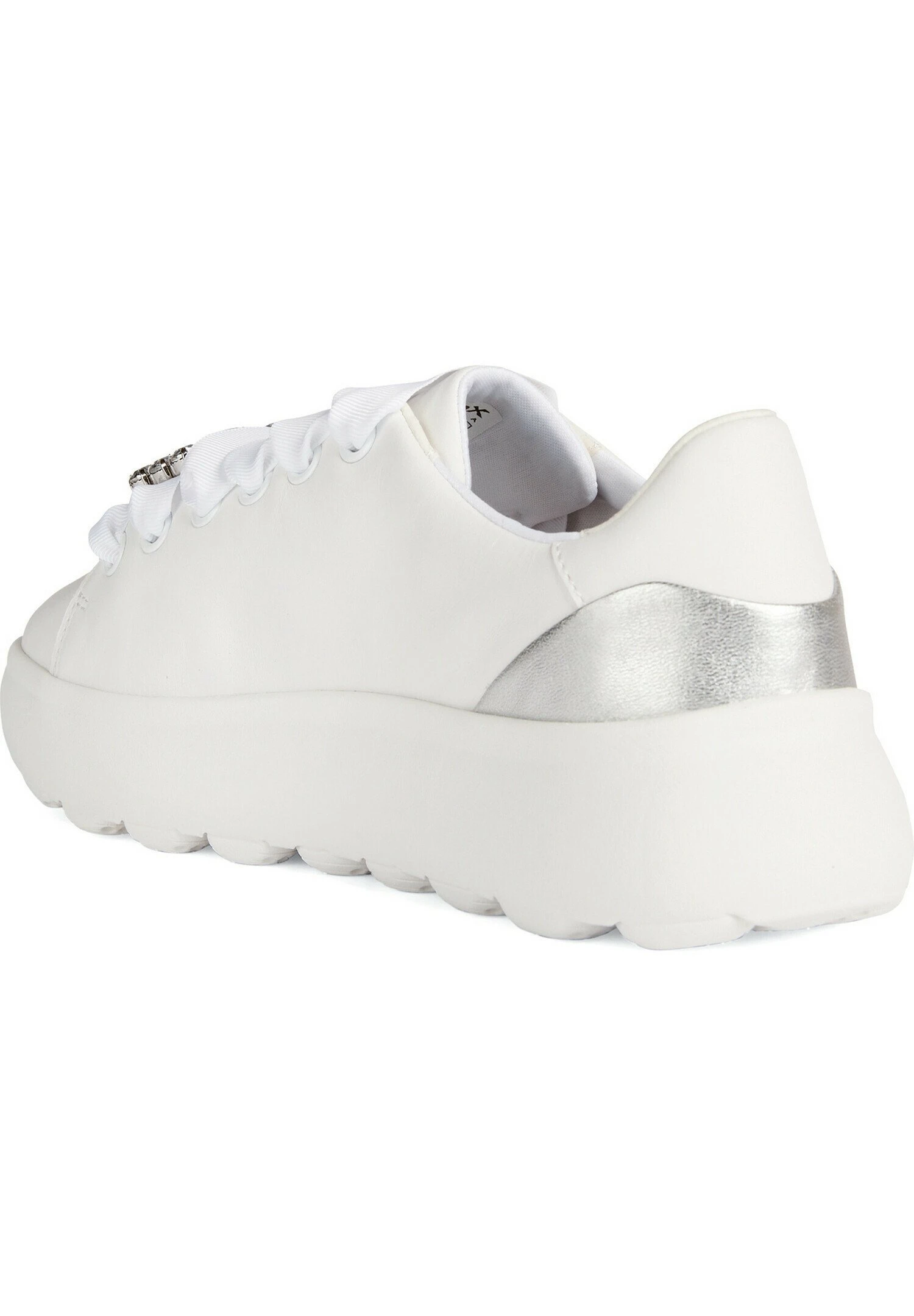 Geox D Spherica - Baskets Basses - White Silver 4 Geox D Spherica - Baskets Basses - White Silver – Image 4