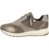 Geox D Airell A - Baskets Basses - Dark Beige