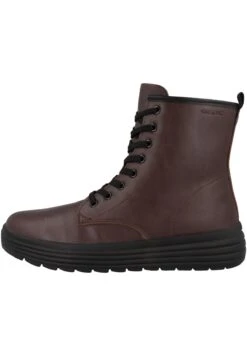 Geox Bottines À Lacets - Dark Burgundy