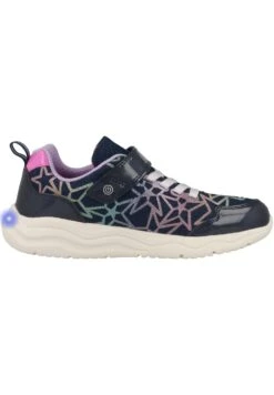 Geox J Phyper G - Baskets Basses - Navy Multicolor -Geox b9bfd4678517440c9efe98352808b71b