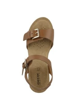 Geox D Diantha - Sandales Compensées - Camel -Geox cd0beb848d4b429d832e2aec619df8e7