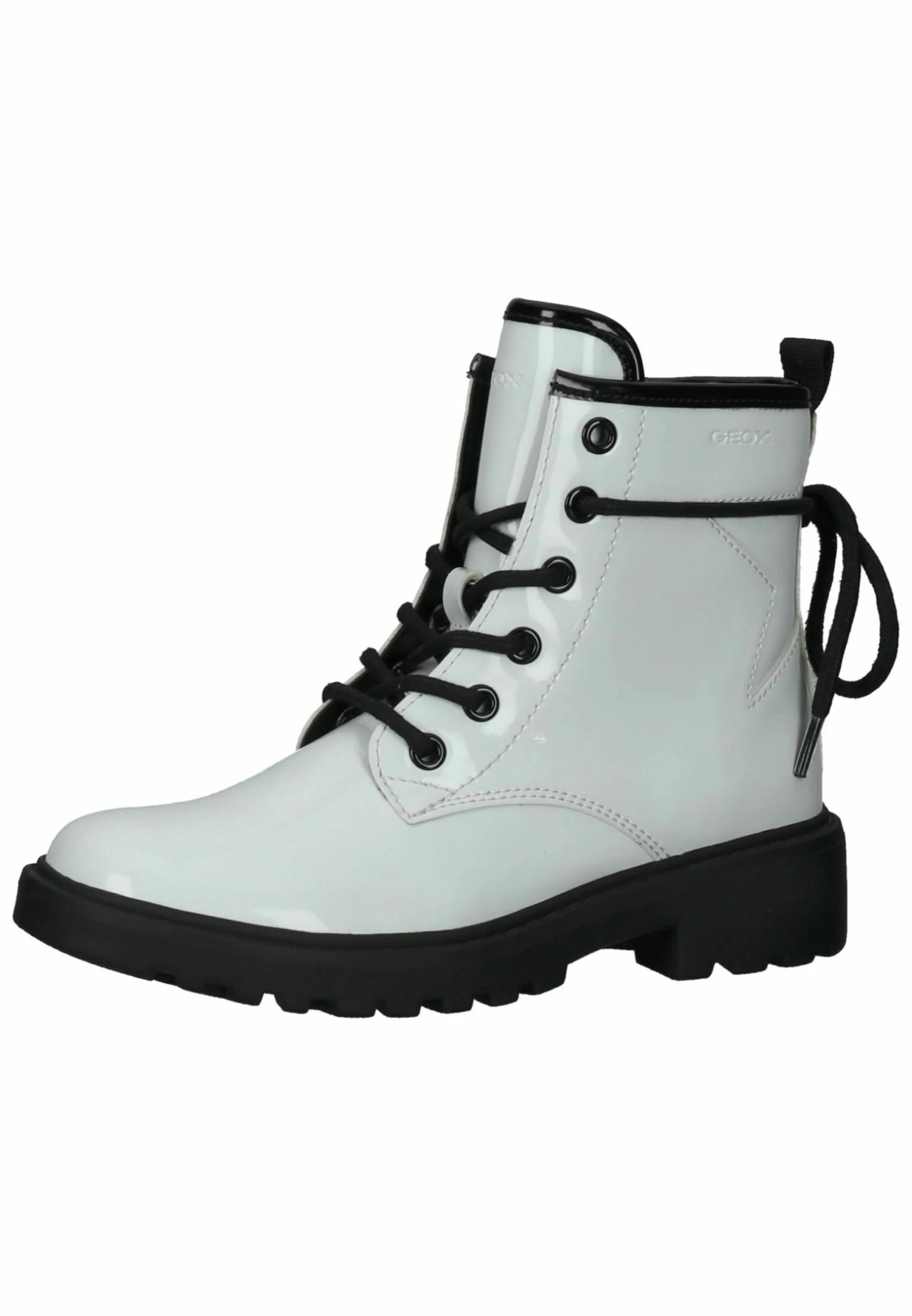Geox Bottines À Lacets - White Black 2 Geox Bottines À Lacets - White Black – Image 2