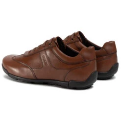 Chaussures Basses Geox U Edgware A U023BA 043BC C6001 Cognac -Geox chaussures basses geox u edgware a u023ba 043bc c6001 cognac 2