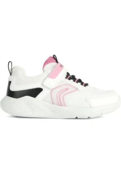 Geox Low Sprintye - Chaussures Premiers Pas - White/Fuchsia