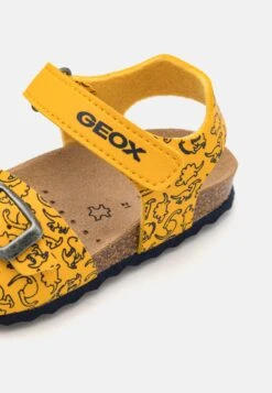 Geox B Sandal Chalki Unisex - Sandales - Yellow/Navy -Geox d90c02a6d77e4d09b78bb382e5d3835e