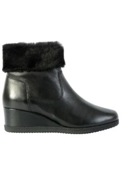Geox Anylla - Bottines Compensées - Noir -Geox daae4b03db2246fcbfee836b6d2be29e