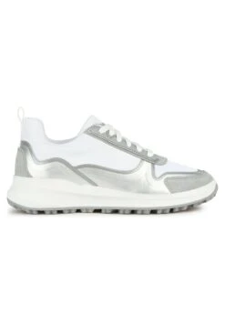 Geox D Pg1X - Baskets Basses - Light Grey/White