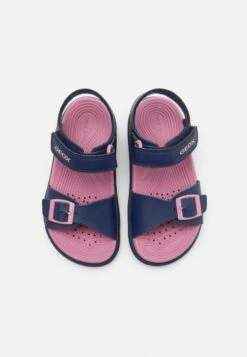 Geox Fommiex Girl - Sandales - Navy/Dark Pink -Geox e48d687a071845c9a75ccefb6cfee0ad