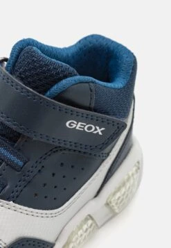 Geox Illuminus Light Up Unisex - Baskets Montantes - Navy/Silver -Geox e7a8bb594ab44f59a107110237230f92
