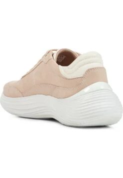 Geox D Fluctis - Baskets Basses - Nude White -Geox e9fbd17d0eb441bc98e358450b37f90b