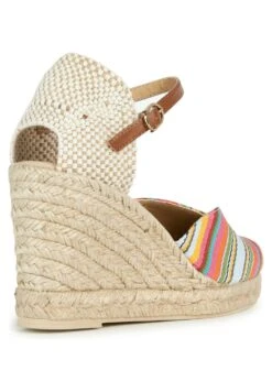 Geox D Gelsa - Escarpins Compensés - Multicolor/Camel -Geox ec8b0a94c43041bebd11a485ced5f548