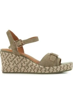 Geox D Panarea - Sandales Compensées - Pistachio