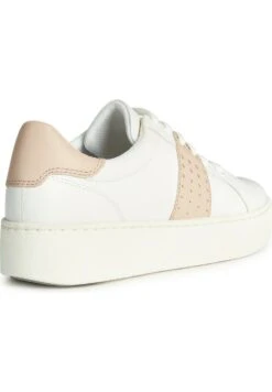Geox D Skyely - Baskets Basses - White Nude -Geox f14030b03e64423d9a0825aac20c9d55