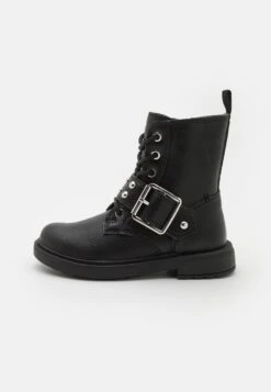 Geox Eclair Girl - Bottines À Lacets - Black