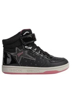 Geox Maltin - Baskets Montantes - Black/Fuchsia