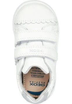 Geox B Djrock Girl - Chaussures Premiers Pas - White Silver -Geox fb5375bb40e9487c84df9c73f90b5190