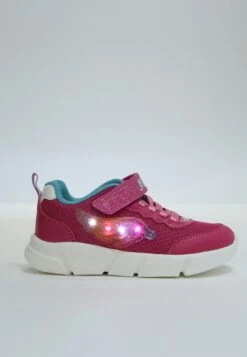 Geox Aril Girl Lights - Baskets Basses - Fuchsia/Multicolor -Geox fd0e7d7b63874dc9a4be6d30befe2cbd