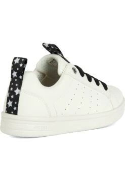 Geox J Djrock - Baskets Basses - White Black -Geox fe1d00e1b61b4b26b7c095b01d93d5b4