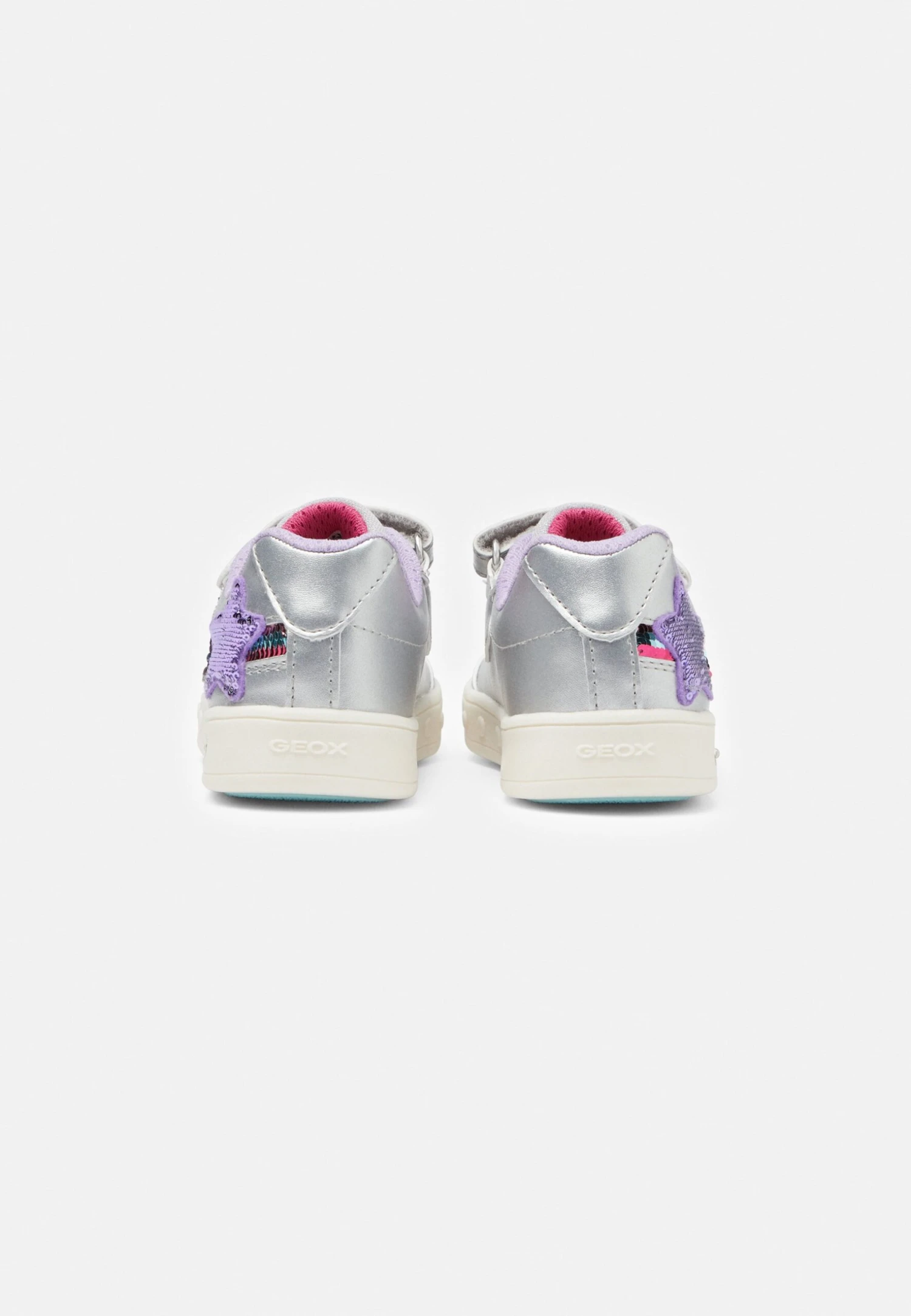 Geox Skylin Girl Lights - Baskets Basses - Silver/Multicolor 3 Geox Skylin Girl Lights - Baskets Basses - Silver/Multicolor – Image 3