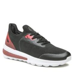 Sneakers Geox U Spherica Actif U35BAA0006KC0048 Black/Red