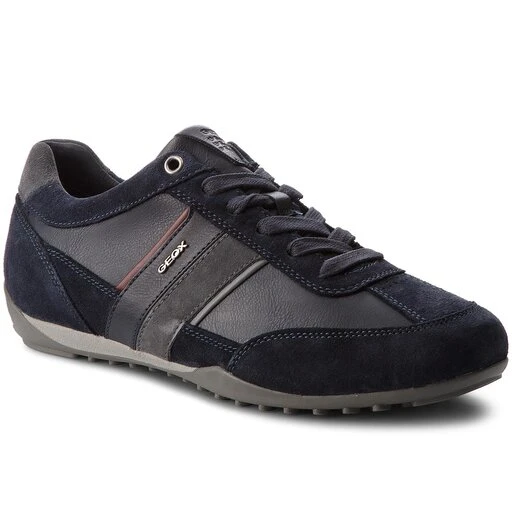 Sneakers Geox U Wells C U52T5C 022ME CF47J Navy/Dk Burgundy 1 Sneakers Geox U Wells C U52T5C 022ME CF47J Navy/Dk Burgundy